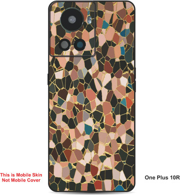VYBE The Smart Choice One Plus 10R Pattern Embossed Mobile Skin(Oyster Pink A9)