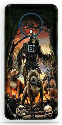 AsSkin Oneplus 7T Mobile Skin(Ghost Tarot Back Skin With High Matte Finish)