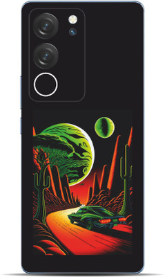 VYBE Vivo V29 Pro Theme Mobile Skin Mobile Skin(Charcol Blue 36)