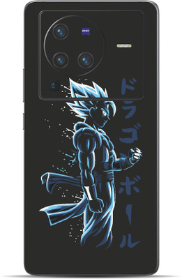 VYBE Vivo X80 Pro Goku Mobile Skin Mobile Skin(Jet Blue 42)