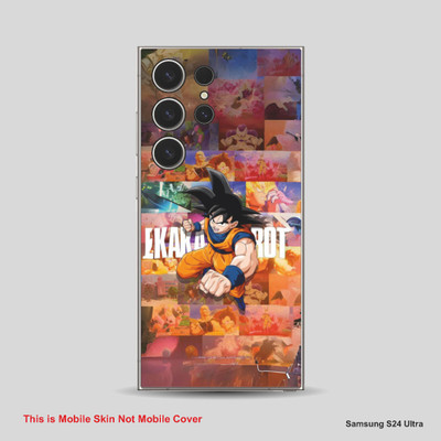 VYBE The Smart Choice Samsung S24 Ultra Goku Mobile Skin Mobile Skin(Dull Brown 03)