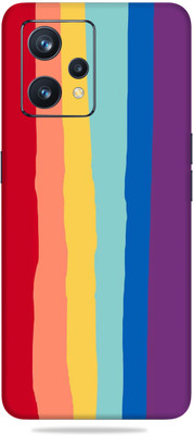 Gizmo Wraps Realme 9 Pro 5g, Rainbow Lines-1 Mobile Skin(Multicolor)