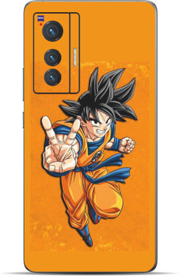 VYBE Vivo X70 Goku Mobile Skin Mobile Skin(Gamboge 39)