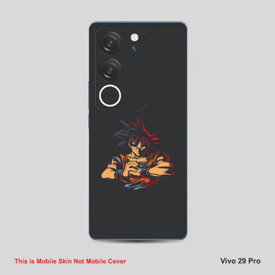 VYBE The Smart Choice Vivo 29 Pro Goku Mobile Skin Mobile Skin(Tealish Black A1)
