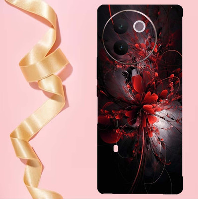 AsSkin Vivo V30e 5G Mobile Skin(Red Flower Skin With Glossy Matte Finish.)