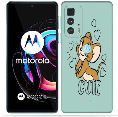OggyBaba OggyBaba Moto Edge 20 pro Mobile Skin(Cute Cat)