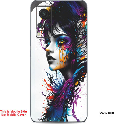 VYBE The Smart Choice Vivo X60 Art Embossed Mobile Skin(Desert Storm 10)