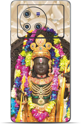 VYBE Vivo X80 Shree Ram Mobile Skin Mobile Skin(Misty Rose 41)