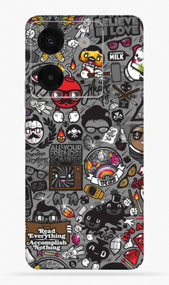 OggyBaba OggyBaba Poco M7 pro 5g Mobile Skin(Zombie-Graffiti)