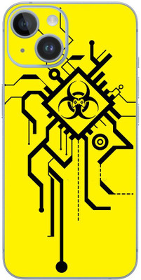 FCS iPhone 14 Plus Printed Back skin Mobile Skin(Yallow Tato Skin)
