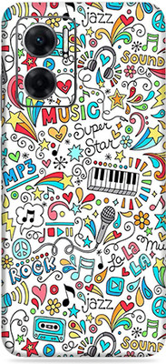 SkinoMania Redmi 11 Prime(5G) Mobile Skin(Multicolor Music Graffiti)