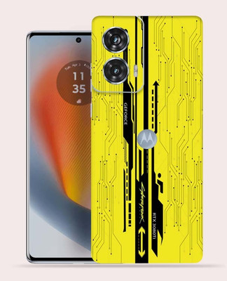 OggyBaba Motorola Edge 50 Fusion 5g Mobile Skin(Yellow CyberPunk)