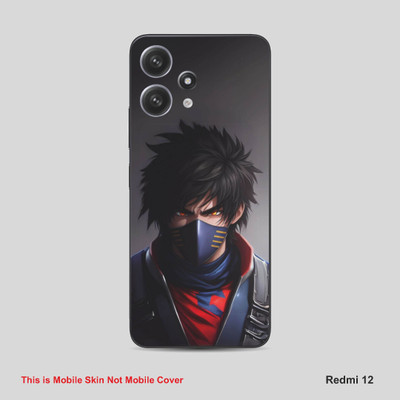 VYBE The Smart Choice Redmi 12 Anime Mobile Skin Mobile Skin(Ship Grey B25)