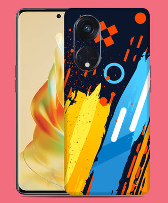 SkinoMania Oppo Reno 8T 5G Mobile Skin(Multicolor Colorful Pattern)