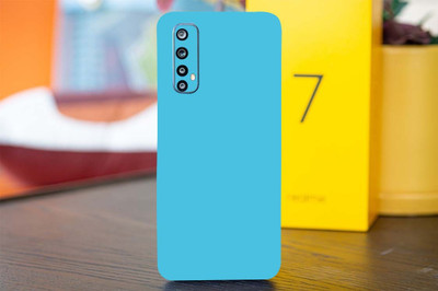 AsSkin Realme 7 Mobile Skin(Baby Blue Matte Skin With High Gloss Matte Finish)
