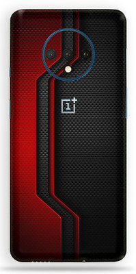 AsSkin Oneplus 7T Mobile Skin(Red Pattren Back Skin With High Matte Finish)