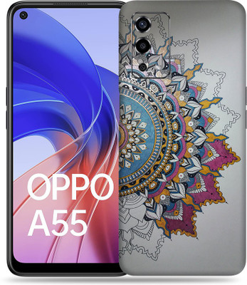 SkinoMania Oppo-A55 Mobile Skin(Multicolour Madala Art)