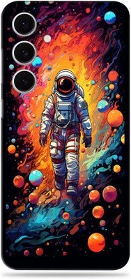 WeCre8 Skin's SAMSUNG Galaxy S24 FE 5G Premium Vinyl Mobile Skin (Multicolor) Mobile Skin(astronaut walking with planets)