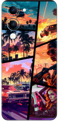 wrap craft VIVO IQOO Z10 LITE 5G Premium Vinyl BACK 10 Mobile Skin(Multicolor)