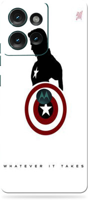 WeCre8 Skin's Motorola Edge 50 5G Mobile Skin(Captain America B&W)