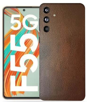 OggyBaba Samsung Galaxy F55 5g Mobile Skin(Brown Leather)