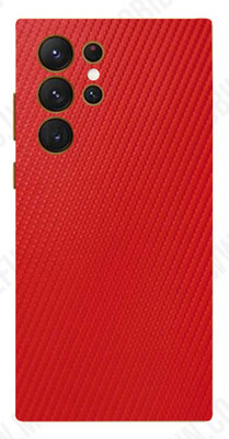 AsSkin Samsung Galaxy S23 Ultra 5g, samsung s23 ultra 5g, Samsung Galaxy Mobile Skin(Ultra Super Red Carbon Fiber Skin With High Matte Finish.)