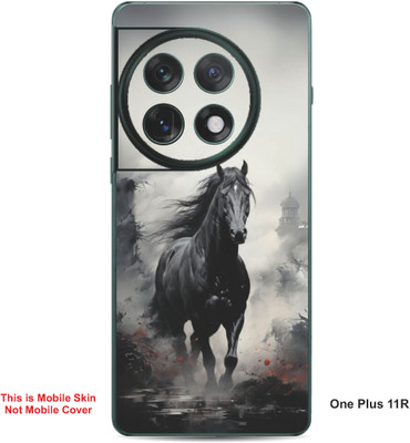 VYBE The Smart Choice One Plus 11R Horse Embossed Mobile Skin(Star Dust 33)