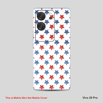 VYBE The Smart Choice Vivo 29 Pro Pattern Mobile Skin Mobile Skin(Multi ColourCE29)