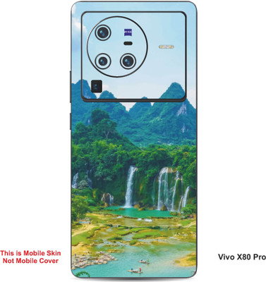 VYBE The Smart Choice Vivo X80 Pro Naturel Mobile Skin(Peacock Green 15)
