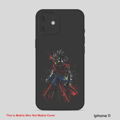 VYBE The Smart Choice iPhone 11 Anime Embossed Mobile Skin(Wine Berry 20)