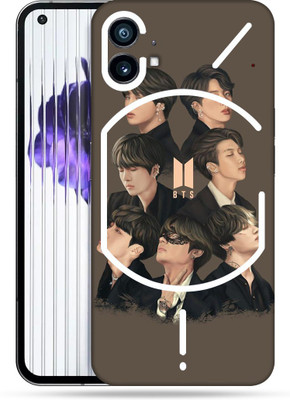 WeCre8 Skin's Nothing Phone 1 Mobile Skin(BTS Multicolor Mobile Skin With Cleaning Wipe)