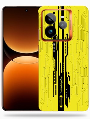 SkinoMania realme GT 7 Pro Premium Vinyl Mobile Skin (Multicolor) Mobile Skin(Yellow-CyberPunk)