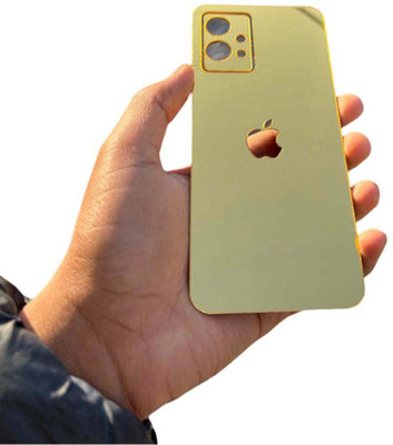 TWUAOP VIVO Y75 5G MOBILE SKIN ACRYLIC SHEET MIRROR BACK PANNEL APPLE Mobile Skin(Gold)