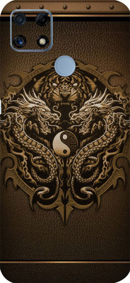 TJ CREATION Realme C25s Mobile Skin(Ultra Super Ethnic Door Skin With High Matte Finish.)