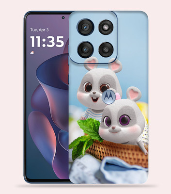 OggyBaba OggyBaba Moto G60 pro 5g Mobile Skin(Cute Rabbit)