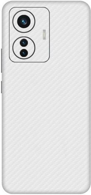 Vcare GadGets iQOO Z6 Pro 5G White Carbon Back Side Premium Mobile Skin(White Carbon)