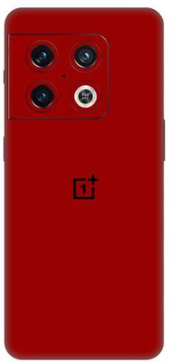Vcare GadGets One Plus 10 Pro 5G Skin Back Side With Camera Protection High Quality Premium Mobile Skin(Matte Red)
