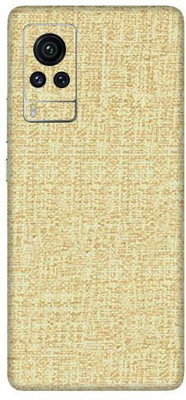 Vcare GadGets Vivo X60 Pro Mobile Skin(Light Hemp Wooden)