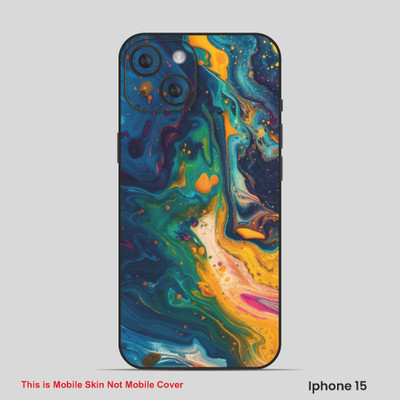 VYBE The Smart Choice iPhone 15 ART Mobile Skin(Multi color SKI I33)