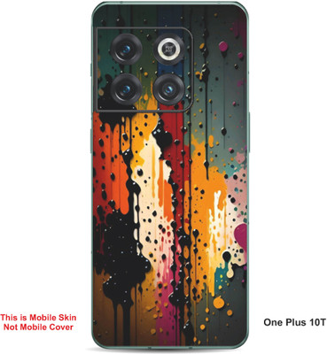 VYBE The Smart Choice One Plus 10T Art Embossed Mobile Skin(Storm Dust A10)