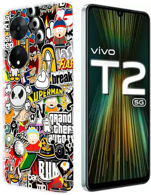 TJ CREATION Vivo T2 5G, vivo t2 5g Mobile Skin(Ultra Super Sticker Bombing Skin With High Matte Finish.)
