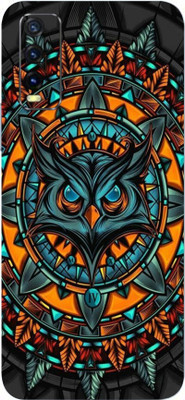 Jeeva Creation Vivo Y20G Mobile Skin(Ultra Super Mighty Owl With High Matte Finish.)