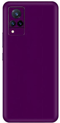 Vcare GadGets Matte Purple vivo V21 5G Mobile Skin(Matte Purple)