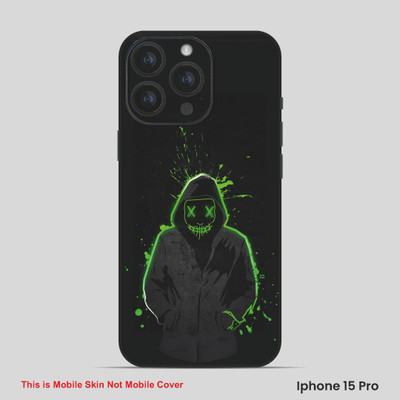 VYBE The Smart Choice iPhone 15 Pro Horror Mobile Skin(Green Snake 9)
