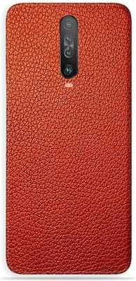 TJ CREATION POCO X2, poco x2 Mobile Skin(Ultra Super Cherry Red Leather Skin With High Mattte Finish.)