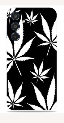 SkinoMania Samsung Galaxy M35 5G Mobile Skin(Black and white Leafs)
