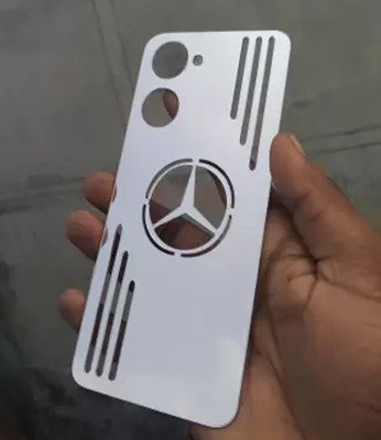 MOBIZONE VIVO Y28E 5G SILVER MIRROR BACK PANNEL Mobile Skin(Silver)
