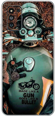 FCS Samsung Galaxy F52 5G Printed Back skin Mobile Skin(Bullet Skin)