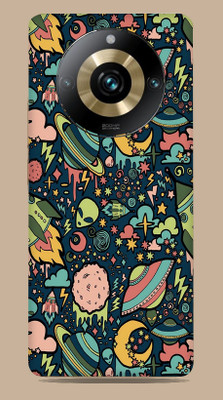 SkinoMania Realme 11 Pro Plus 5G Mobile Skin(Space-Graffiti Multicolor Mobile Skin)