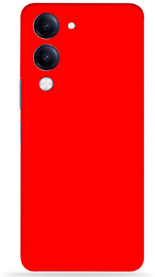 OggyBaba T4 Lite 5g Mobile Skin(Red Matte)